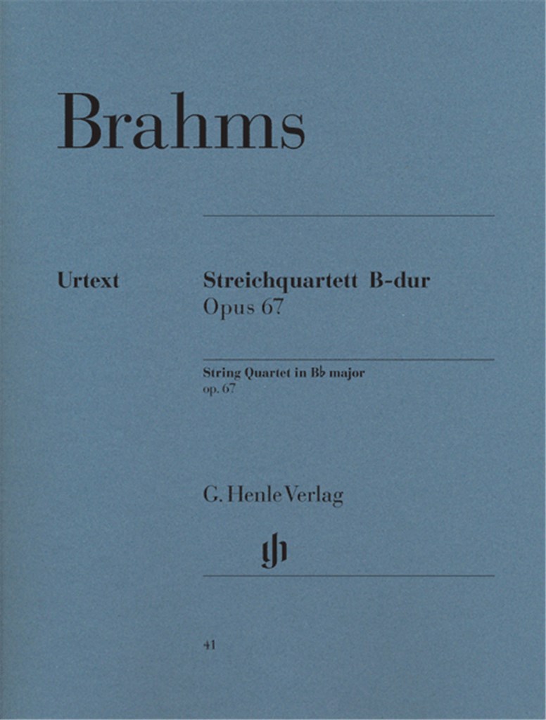 Streichquartett Bes-Dur Opus 67